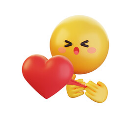 손동작이 있는 3D 이모지 아이콘