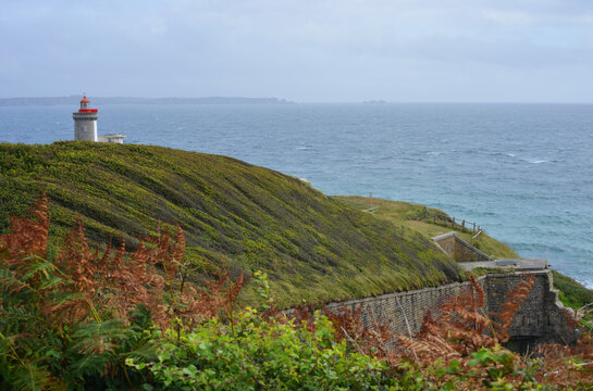 Ancient military fort and lighthouse in Petit Milou, France