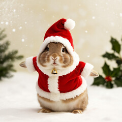 Rabbit Santa Claus토끼 산타클로스 Generative AI