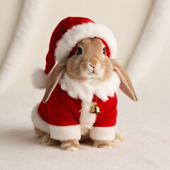 Rabbit Santa Claus토끼 산타클로스 Generative AI