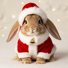 Rabbit Santa Claus토끼 산타클로스 Generative AI