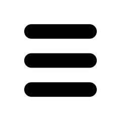 Obraz premium expand Menu icon, menu button of the three horizontal lines icon. vector isolated on white background. modern and simple design. 