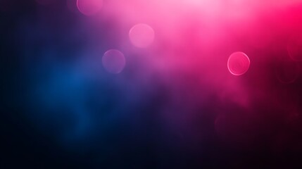 Abstract Pink and Blue Bokeh Background Image