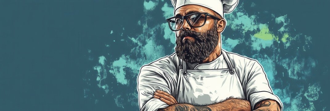 Chef concept banner