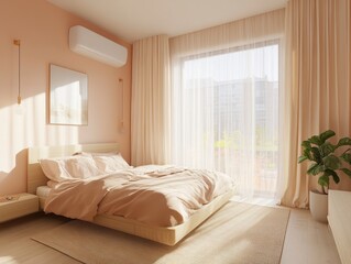 Modern Minimalist Bedroom Design With Natural Light