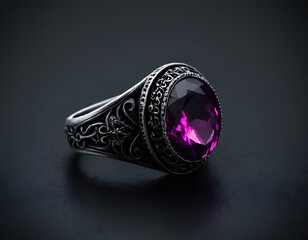 golden ring with diamonds