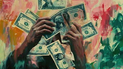 Abstract Expressionism: Hands and Money