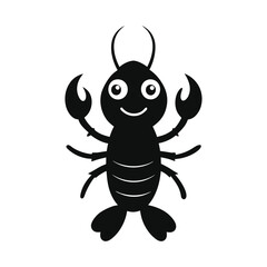 scorpion isolated on white background