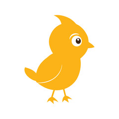 Charming Canary Silhouette High Quality Bird Illustrations for Creative Projects