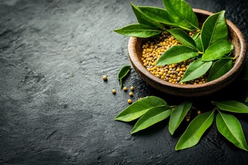 fresh curry leaves mustard seeds