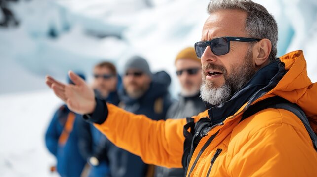 Exploring the wonders of ice caves with an expert guide