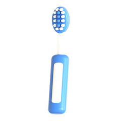tooth brush 3d icon illustration