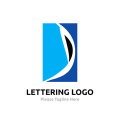 Lettering Alif (ا) Vector. Arabic Logo