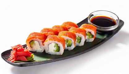 Filadelfia rollos con salmón