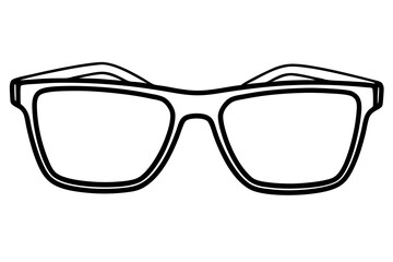 Fototapeta premium sunglasses silhouette vector