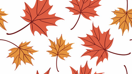 Fototapeta premium autumn leaves isolated on white