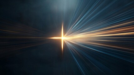 Futuristic Light Burst, Radiant Energy Beam, Abstract Space Background with Dynamic Star Effect, High-Speed Light Motion with Vibrant Color Gradients