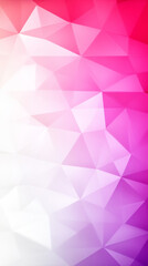 Obraz premium Geometric pink and white abstract background