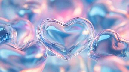 Glass Hearts: A Pastel Dream