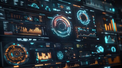 Vibrant Data Management Infographic in Urban Setting