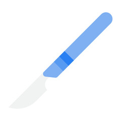 Stylish Blue Scalpel with Sharp Blade