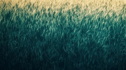 Abstract textured background of teal and beige tones resembling a field of grass.