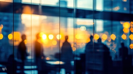 Fototapeta premium Positive Energy in an Urban Workspace Setting