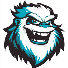 Snowman Yeti illustration sports team logo