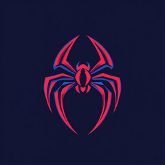 Obraz premium Spider illustration sports team logo