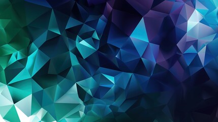 Obraz premium Abstract background combining black, dark, navy, violet, blue, petrol, teal, turquoise, agua, emerald green and white. Beautiful blend of various deep and light hues creating an eye-catching abstract 