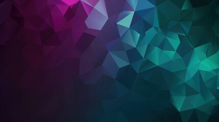 Fototapeta premium Abstract background combining black, dark, navy, violet, blue, petrol, teal, turquoise, agua, emerald green and white. Beautiful blend of various deep and light hues creating an eye-catching abstract 