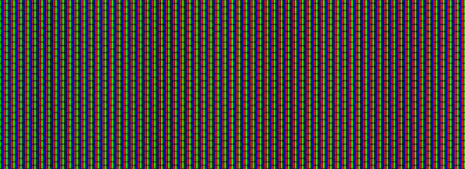 Seamless RGB pixel pattern. Repeating LED screen background. LCD display dots wallpaper. Red Green Blue pixelated monitor texture. Repeated crt display backdrop. Vector