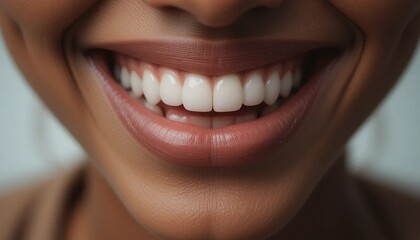 Naklejka premium close up of a woman smiling