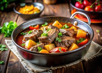 Savor Bavaria's hearty Steg mit Meer stew: a delicious German recipe, beautifully photographed.