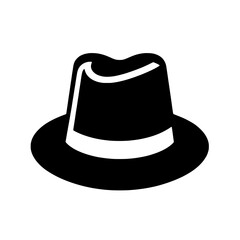 Classic Fedora Hat Icon 
