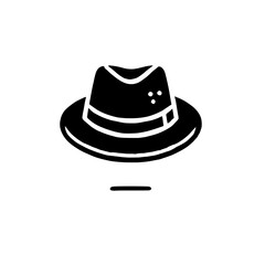 Classic Fedora Hat Icon 
