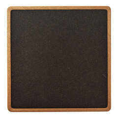 Fototapeta premium Brown felt letter board, blank surface ready for customization, ideal for creative displays and announcements, transparent background for versatility