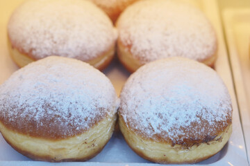 Enjoy the Delight of Delicious Powdered Sugar Doughnuts Freshly Baked