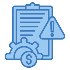 Risk Management Icon Element For Design