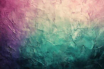 Naklejka premium Dynamic green violet gradient background, retro shadows texture, mobile wallpaper, dynamic appeal, Generative AI
