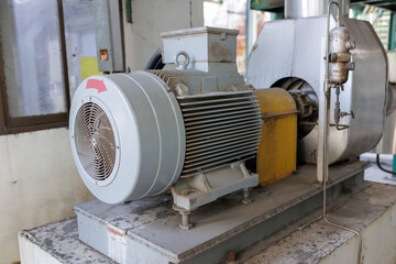 Three-phase motors used in industrial plants