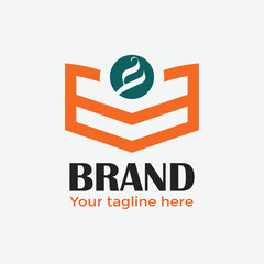 Obraz premium Letter Arabic Logo. Premium Vector Logo. Beautiful Minimalist Logotype design for branding, Elegant identity design.