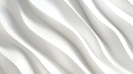 Obraz premium Abstract white wavy lines background texture.