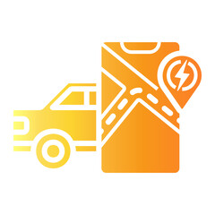 navigation Gradient icon