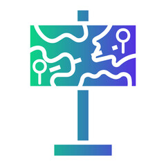 map Gradient icon