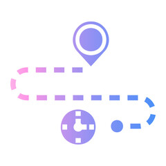 travel Gradient icon