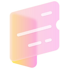 Media Phone Business Widget Pink Peach App Glassmorphism UI Icon Sign and Symbol Design Illustrator Png Svg