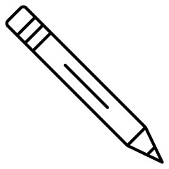 Pencil  Icon Element For Design