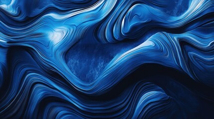 Obraz premium Digital interface design featuring abstract blue patterns.