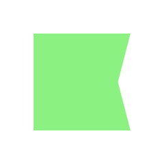 green shape element 